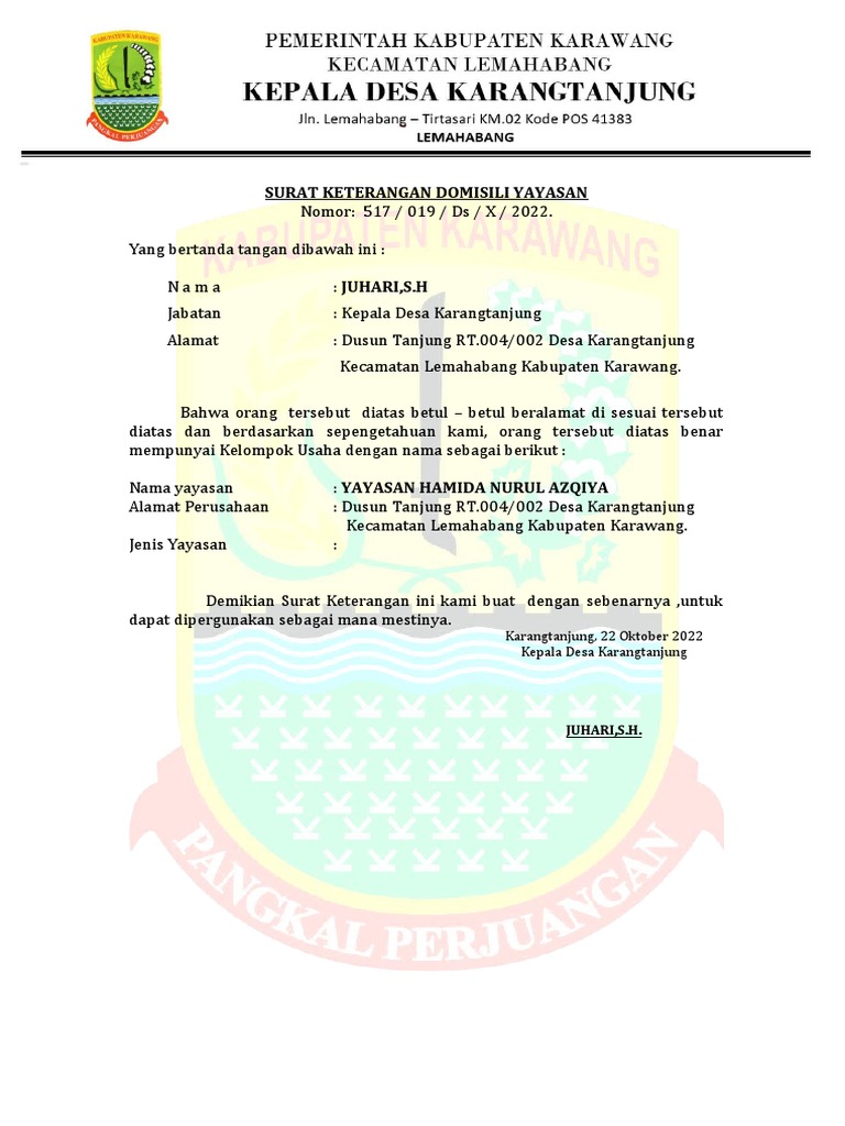 Domisili Khusus Pengertian Jenis Manfaat