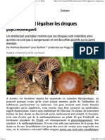 Legalisation Des Drogues Psychedeliques