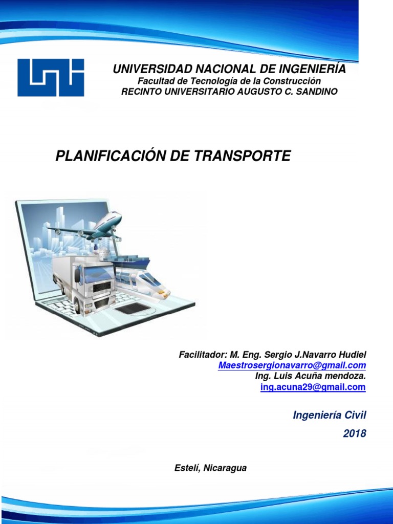 Curso de Planificación de Transporte | PDF | Transporte | Planificación