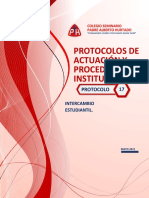 Protocolo N17 Intercambio Estudiantil
