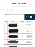 Ink Rollers Data Sheet