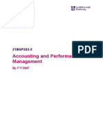 Accounting and Performance Management