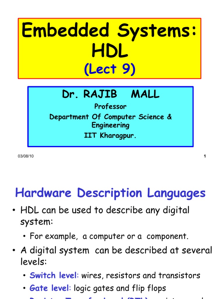 Verilog | PDF | Hardware Description Language | Vhdl