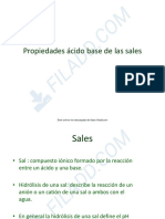 2 Propiedades Cido Base de Las Sales