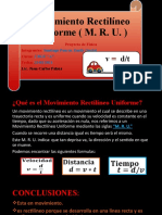 MRU - Trabajo en Grupo - Proyecto de Fisica - Emily Quelal - Santiago Paucar