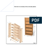 Bibliioteca en Melamina 1