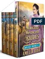 Montana Westward Brides - Books 1-4 - Mail Order Bride Historical Western Romance - Amelia Rose