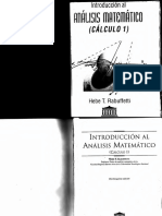 Introducción Al Analisis Matemático (Cálculo 1)