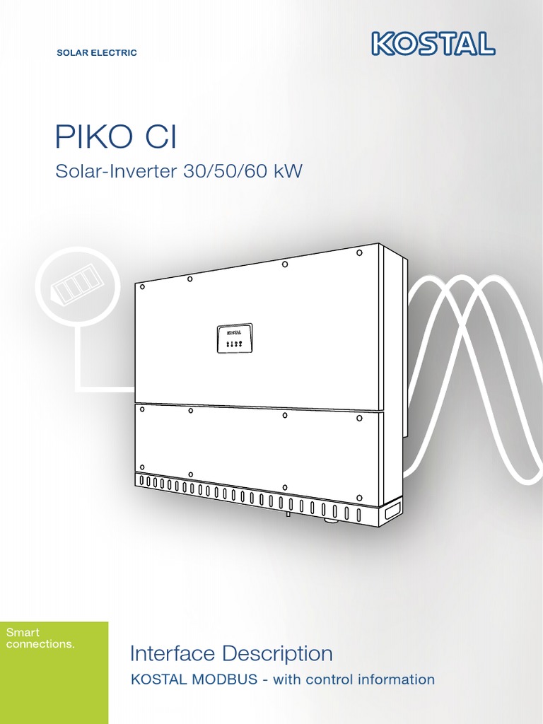 BA - KOSTAL Interface Description MODBUS - PIKO CI | PDF | Osi Model ...