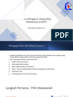 Mengatur Ulang Kelas Matakuliah BLP2 PDF