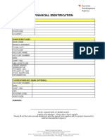 Financial Details for Beneficiary Payments