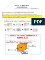 1° Básico Matemáticas Guía N 27