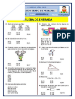 Prueba de Matematica