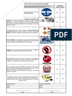 Chek List de Instruccion de Salida