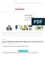 How To Add Arduino Gas Sensor Library in To Proteus ISIS 7 & 8 - Electronics Lovers Technology We Love