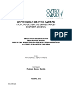 Trabajo de Investigacion Economía General-Demanda de Acero