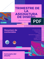 Presentación de Diseño y Tecnología Morado y Rosa