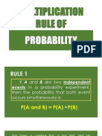 Multiplication Rule of Probability