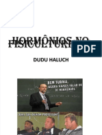 Hormônios No Hormônios No Fisiculturismo Fisiculturismo: Dudu Haluch Dudu Haluch