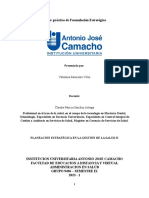 Taller Práctico de Formulación Estratégica: Valentina Sarmiento Vélez