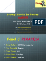 Startup Marketing Metrics For Pirates Aarrr