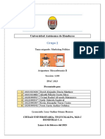 Informe Del Marketing Politico y Cuadro de Evaluacion.