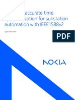 Time synchronization for substation automation with IEEE1588v2