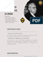 Decreto Supremo 21060 Proyecto