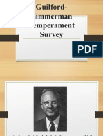 Guilford-Zimmerman Temperament Survey