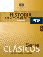 Historia de La Pedagogia Bo0liviana Enrique Finot PDF