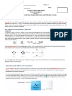 Activity 4.5 Calculating Formula Mass, Empirical Formula, and Molecular Formula