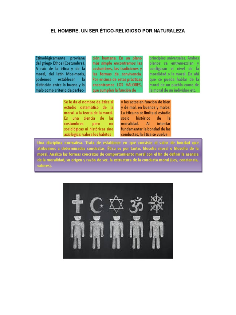 El Hombre, Un Ser Ético-Religioso Por Naturaleza | PDF | Moralidad | Placer