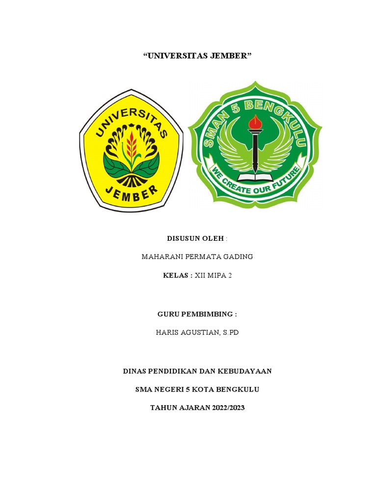 Makalah Univ Jember | PDF