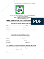 Share Transfer Form PDF