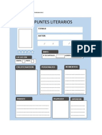 Apuntes Literarios