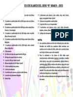 Lista de Utiles Escolares Del 3ero PDF