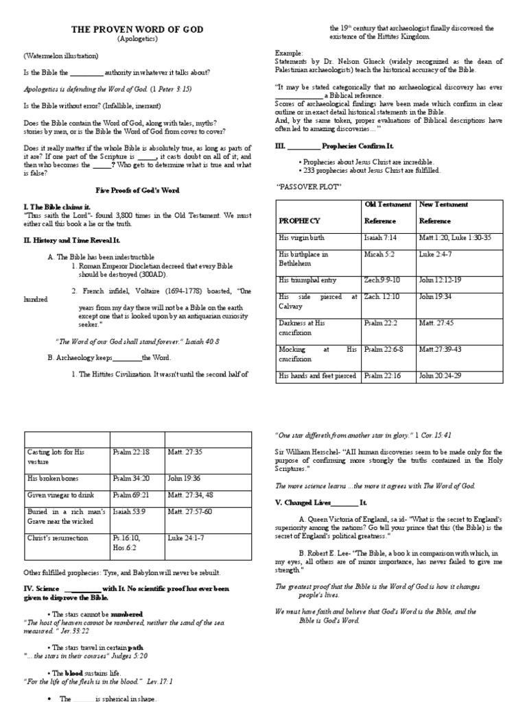 The Bible's Authority and Truth | PDF | Biblical Inerrancy | Bible