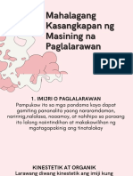 Mahahalagang Kasangkapan NG Masining Na Paglalarawan