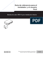 RKXYQ-T - 4PES408445-1 - 2015 - 07 - Installer and User Reference Guides - Spanish