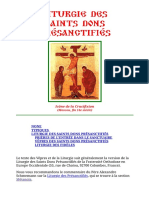 LA CONVERSION ET LE CARÊME - DANS L'ÉGLISE ORTHODOXE - Liturgie Des Saints Dons Présanctifiés PDF