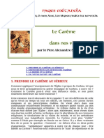 LA CONVERSION ET LE CARÊME - DANS L'ÉGLISE ORTHODOXE - Le Carême Dans Nos Vies - 1ère Partie PDF