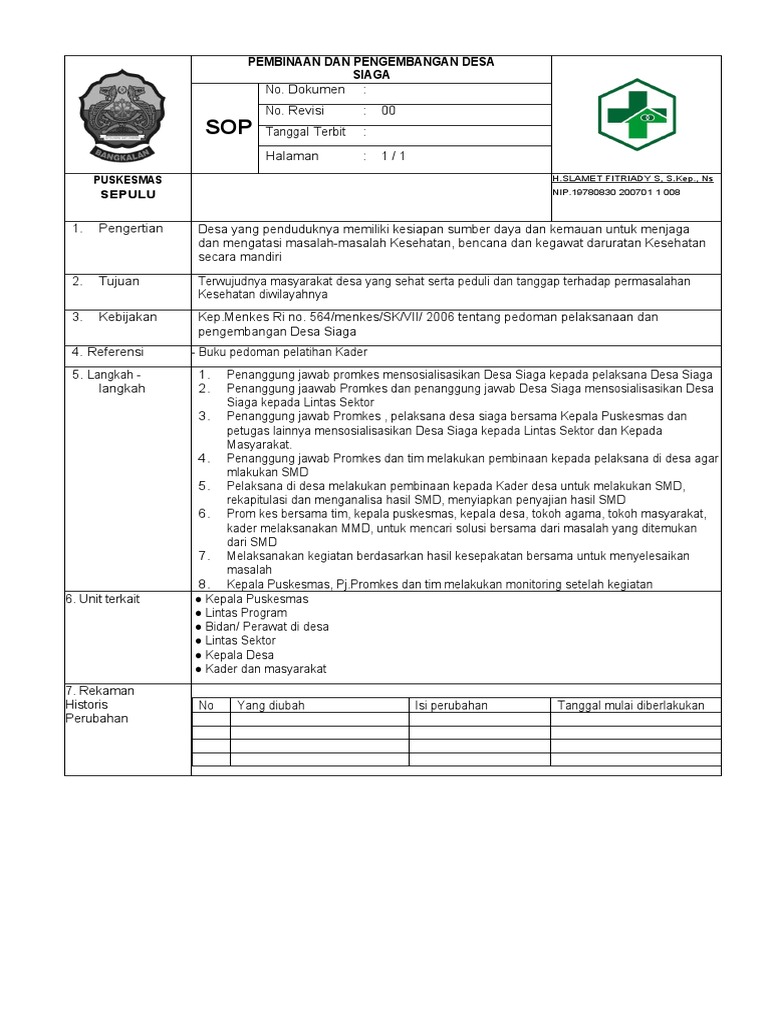 Pembinaan dan Pengembangan