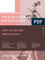 Pink and Brown Geometric Modern Personal Training Business Presentation