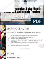 04 Hearing Mechanism, Health Affects & Audiometric Testing