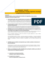 Evaluación - Tarea 03 (Investigación de Mercado, Localización y Tamaño, Ingeniería, Tecnología y Organización Del Proyecto)