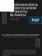 Pertemuan Ke-8 - Stakeholder & Monetization PDF