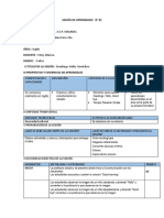 Esquema Sesión de Aprendizaje Semana 1