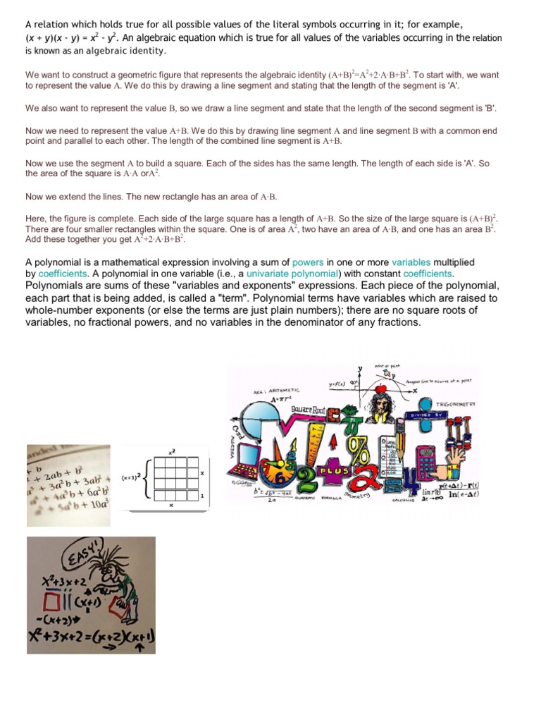 Identities | PDF | Science & Mathematics