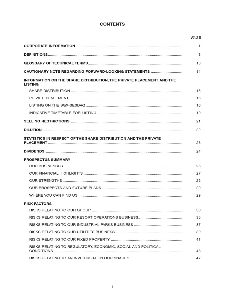Corporate Prospectus Overview 2023 | PDF | Trust Law | Private Sector