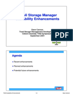 Tivoli Storage Manager Scalability Enhancements